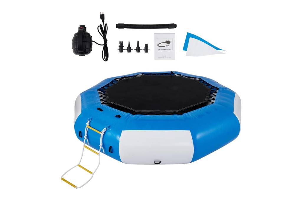 VEVOR Round Inflatable Water Trampoline