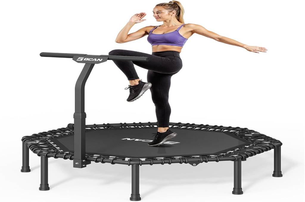 BCAN 51-inch Foldable Mini Trampoline