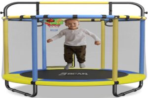 BCAN 55-inch Mini Trampoline for Kids