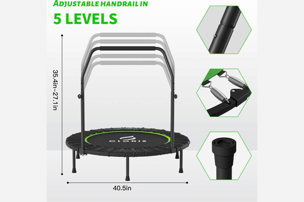 CLORIS Mini Trampoline for Adults Kids